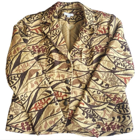 Erin London Tapestry Blazer Jacket - Picture 9 of 9